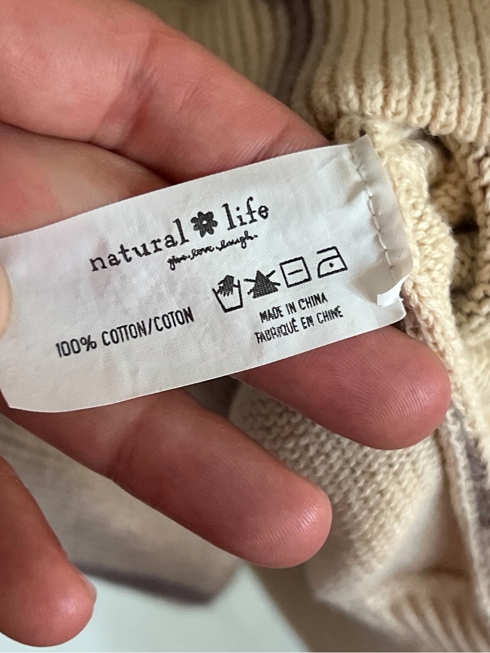 Natural Life Taylor Sunset Oversized Cotton Crewneck Sweater L/XL Tie Dye Boho - Picture 8 of 9